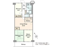 【埼玉県/川口市大字辻】鳩ケ谷スカイハイツ 間取り図