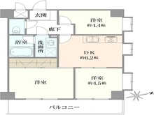 【神奈川県/座間市相武台】ライオンズマンション相武台前第2 間取り図