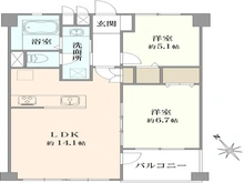 【神奈川県/川崎市宮前区小台】東急鷺沼ドエル 間取り図