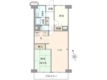 【神奈川県/川崎市高津区下野毛】ハイラーク武蔵小杉 間取り図