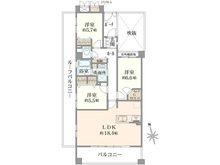 【神奈川県/川崎市宮前区宮崎】東急ドエル・アルス宮崎台オークコート 間取り図