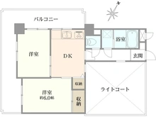 【神奈川県/横浜市港南区笹下】ホーユウパレス笹下 間取り図
