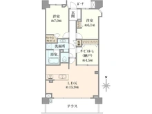 【神奈川県/川崎市高津区北見方】パークスクエア二子多摩川 間取り図