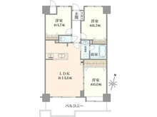 【東京都/昭島市田中町】ダイアパレス昭島II 間取り図