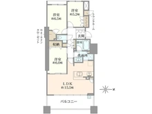 【神奈川県/川崎市高津区久本】ザ・タワー＆パークス田園都市溝の口 間取り図