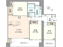 【神奈川県/川崎市高津区下作延】ジェイパーク溝の口ヒルズ  間取り図
