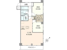 【神奈川県/横浜市青葉区藤が丘】ブラッサムコーポ藤ヶ丘 間取り図