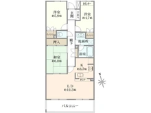 【神奈川県/川崎市宮前区土橋】パーク・ハイム宮前平 間取り図