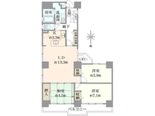 【東京都/府中市宮町】メゾン府中 間取り図