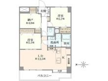 【東京都/府中市八幡町】朝日プラザ府中2 間取り図