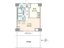 【神奈川県/横浜市神奈川区大口通】大口ハウス D棟 間取り図
