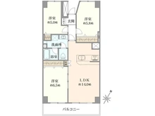 【神奈川県/横浜市南区六ツ川】横浜パークタウン  F棟 間取り図