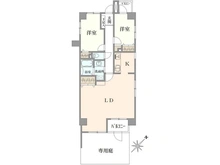 【東京都/昭島市美堀町】ライオンズマンション拝島 間取り図