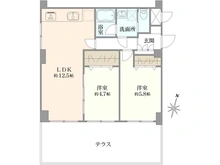 【神奈川県/横浜市港北区高田西】セザール第二綱島 間取り図