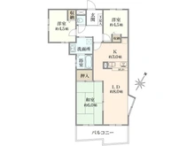 【東京都/日野市三沢】ライオンズマンション高幡不動第二 間取り図