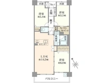 【東京都/多摩市連光寺】聖蹟桜ヶ丘第2 ダイヤモンドマンション  間取り図