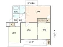 【神奈川県/川崎市宮前区平】向ケ丘遊園センチュリータウン 12号館 間取り図
