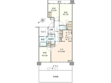 【神奈川県/川崎市高津区溝口】クレッセント高津リバーウインド 間取り図