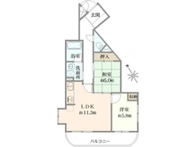【神奈川県/川崎市高津区蟹ケ谷】ニューウェルテラス第3日吉 間取り図