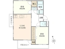 【東京都/町田市鶴川】鶴川6丁目団地6-8 　18号棟 間取り図