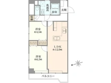 【神奈川県/横浜市鶴見区東寺尾中台】ダイアパレス東寺尾 間取り図