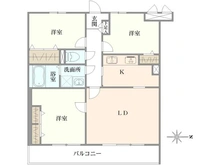 【神奈川県/川崎市宮前区南平台】ディアパーク宮前平 間取り図