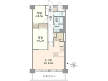 【東京都/府中市栄町】府中武蔵野ハイライズ 間取り図
