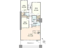 【神奈川県/川崎市高津区久本】ザ・タワー&パークス田園都市溝の口 間取り図