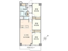 【東京都/日野市日野台】ニューライフマンション日野台 間取り図