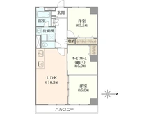 【神奈川県/横浜市鶴見区馬場】エヌケー鶴見コータス 間取り図