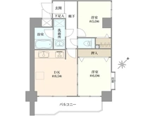 【神奈川県/川崎市高津区蟹ケ谷】ニューウェルテラス元住吉 間取り図