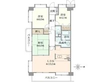 【神奈川県/横浜市泉区和泉中央南】エンゼルハイムいずみ中央 間取り図
