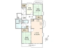 【東京都/多摩市貝取】グリーンヒル貝取1-34 間取り図