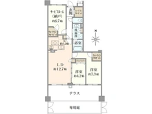 【神奈川県/川崎市高津区末長】パークハウス武蔵新城ソレイユテラス 間取り図