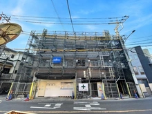 【神奈川県/横浜市港北区下田町】ライオンズガーデン日吉 外観：大規模修繕工事中