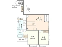 【神奈川県/横浜市港北区下田町】ライオンズガーデン日吉 間取り図
