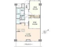 【神奈川県/横浜市港北区大豆戸町】グリーンコーポ大倉山 B棟 間取り図