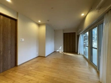 【神奈川県/横浜市港北区篠原北】ニュー菊名ハイツ リビング・ダイニング：大規模修繕工事中