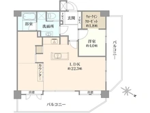 【神奈川県/川崎市宮前区犬蔵】コージーコートたまプラーザ 間取り図