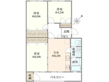 【東京都/立川市羽衣町】立川羽衣町住宅  2号棟 間取り図