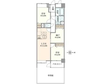 【東京都/調布市染地】ライオンズマンション調布多摩川 間取り図