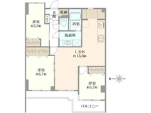【東京都/八王子市追分町】グリーンパーク西八王子 間取り図