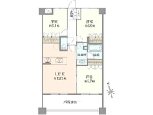 【東京都/稲城市大丸】クリオ南多摩 間取り図