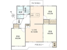 【神奈川県/川崎市宮前区平】向ケ丘遊園センチュリータウン 13号棟 間取り図