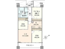 【神奈川県/横浜市港南区下永谷】マイキャッスル港南下永谷 間取り図
