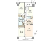 【神奈川県/横浜市都筑区中川】オーベル港北中川 間取り図