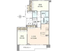 【神奈川県/川崎市高津区溝口】クリオ溝の口壱番館 間取り図