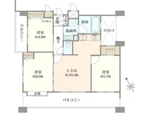 【神奈川県/横浜市鶴見区元宮】グランイーグル横濱鶴見II 間取り図