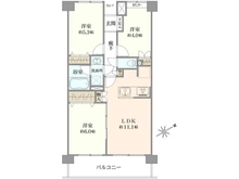 【神奈川県/川崎市高津区北見方】ジュネス溝の口東 間取り図