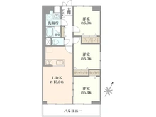【神奈川県/横浜市鶴見区元宮】鶴見スカイハイツ A棟 間取り図
